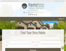 Tablet Screenshot of equitypointrealestate.com